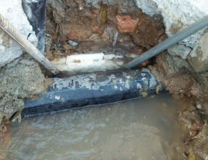 兰西测漏水之水管漏水
